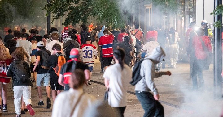 Polisi Montreal Menembakkan Gas Air Mata Kepada Penggemar Canadiens Tanpa Peringatan Setelah Perayaan Game 4